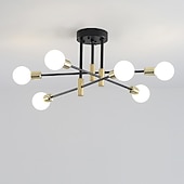 cheap Sputnik Design-LED Ceiling Light 60 cm Sputnik Design Chandelier Metal Artistic Style Sputnik Industrial Painted Finishes Artistic Nordic Style 110-120V 220-240V