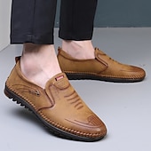 abordables Chaussures sans lacets &amp; mocassins-Mocassins blancs respirants à enfiler pour hommes – chaussures de marche décontractées et légères avec design creux pour les voyages d&#039;été et le quotidien