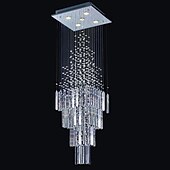 economico Lampadari particolari-Lampadario Moderno Di Cristallo Lampada Da Soffitto Per Scale Scale Luci Di Lusso Hotel Villa Vanity Camera Da Letto Lampada A Sospensione A Sospensione A Soffitto