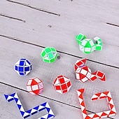Χαμηλού Κόστους Μαγικοί κύβοι-moyu fidget snake cube twist puzzle μαγικό φιδάκι για γιορτινά, ενήλικες, εφήβους, μπομπονιέρες πάρτι κάλτσες γεμιστές καλτσοδέτες γεμίσματα τσαντών - 3 τμχ