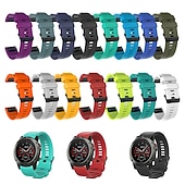 cheap Garmin Watch Bands-Watch Band for Garmin Fenix 8 43mm 7S Pro 6S 5S Plus Epix Pro 42mm Approach S70 42mm Instinct 2S Descent Mk2S D2 Delta S 20mm Silicone Replacement  Strap Sport Band Wristband