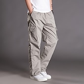 abordables Pantalones cargo-Hombre Pantalones de trabajo Pantalones cargo Pantalones para senderismo Verano Al aire libre Ripstop Secado rápido Multi bolsillo Transpirable Algodón Pantalones / Sobrepantalón Prendas de abajo