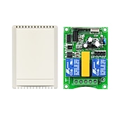 Недорогие Интеллектуальный коммутатор-ac220v 2channal RF беспроводной переключатель дистанционного управления для двигателя / жалюзи / вверх, остановка вниз / 433 МГц