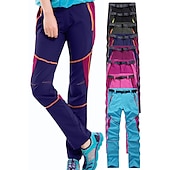cheap Bottoms-Women&#039;s Hiking Pants Trousers Patchwork Summer Outdoor Waterproof Windproof UV Resistant Breathable Pants / Trousers Bottoms Black Purple Camping / Hiking Hunting Ski / Snowboard S M L XL XXL