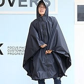 cheap Outdoor Jackets-Men&#039;s Women&#039;s Rain Poncho Hiking Raincoat Waterproof Hiking Jacket Summer Outdoor Waterproof Breathable Quick Dry Lightweight Jacket Poncho Top Fishing Climbing Army green (unisex) Matcha