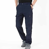 billiga Byxor och shorts-Herr Arbetsbyxor Vattentäta vandringsbyxor Sommar Utomhus Vattentät Ripstop Vindtät Andningsfunktion Byxa Militärbyxor Underdelar Svart Blå Bomull Fiske Camping Klättring M L XL XXL XXXL