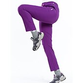 voordelige Bodems-Dames Wandelbroek Zomer Buiten Ademend Sneldrogend Rekken Lichtgewicht Broeken / Regenbroek / Overbroek Kleding Onderlichaam Trekkoord Zak met rits Elastische taille Zwart Paars Elastaan Jagen Vissen