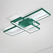 رخيصةأون أضواء السقف القابلة للتعتيم-مصباح سقف ليد بنمط هندسي حديث 90 سم 3-Light Linear Flush Mount