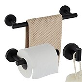 billiga Set med badrumstillbehör-Toalettpappershållare Ny Design / Kreativ Nutida / Modern Rostfritt stål Badrum / Hotellbad Enkel Väggmonterad