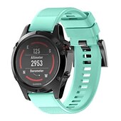 abordables Correas de reloj Garmin-Ver Banda para Garmin Enfoque S62 MARQ Descent G1 Aproximación S60 Fenix 7 Sapphire Solar / 6 Pro / 5 Plus Silicona Reemplazo Correa Ajuste rápido 22 mm Transpirable Correa Deportiva Pulsera