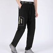 cheap Bottoms-Men&#039;s Convertible Zip Off Pants Hiking Pants Trousers Summer Outdoor Waterproof Breathable Quick Dry Stretchy Pants / Trousers Bottoms Elastic Waist Army Green Dark Grey Elastane Hunting Fishing