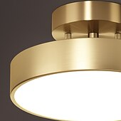 economico Supporti da incasso e semi incasso-mini plafoniera a led portico luce corridoio luce moderna nordic gold 12/20 cm forme geometriche luci da incasso metallo classico elegante elettrolitico led stile nordico 110-120v 220-240v