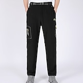cheap Bottoms-Men&#039;s Convertible Zip Off Pants Hiking Pants Trousers Summer Outdoor Waterproof Breathable Quick Dry Stretchy Pants / Trousers Bottoms Elastic Waist Army Green Dark Grey Elastane Hunting Fishing