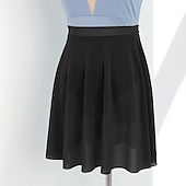 cheap Dance Basic-Breathable Ballet Activewear Skirts Solid Women&#039;s Training Performance High Nylon Womens&#039; Daily Skirts