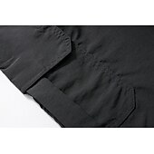 お買い得  メンズアクティブパンツ-メンズハイキングパンツブラックパンツコンバーチブルパンツ/ジップオフパンツ無地夏屋外防水通気性速乾性汗を発散させるナイロンパンツ/パンツコンバーチブルパンツボトムスブラックアーミー