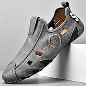 preiswerte Outdoor-Sandalen-Herren Loafer &amp; Slip On Lederschuhe Komfort-Müßiggänger Übergrössen Sommer Loafer Wasser-Schuhe Wanderschuhe Sport Brautkleider schlicht Outdoor Täglich Nappaleder Leder Atmungsaktiv Handgemacht
