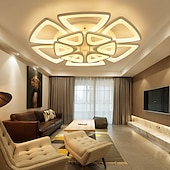 economico Lampade da soffitto con dimmer-plafoniera a led luce della camera da letto controllo app con regolazione continua o controllo off / on lampada da pannello a soffitto in acrilico a tre colori soggiorno minimalista unico ac110v
