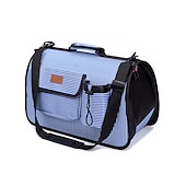 billiga Reseprodukter för hunden-Hund Katt Små pälsdjur Carry Bag resväska Resväska Flygbolag godkänd husdjurstransporter Hundbärsryggsäck Justerbara Bärbar Andningsfunktion Enfärgad Klassisk Nylon Hundvalp Liten hund Träning
