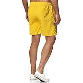 economico Costumi da Bagno per Uomini-Per uomo Costumi da bagno Pantaloncini da mare Pantaloncini da Surf Shorts da Spiaggia Pantaloncini da corsa Coulisse Elastico in vita Semplice Stampa Asciugatura Rapida All'aperto Corto Casuale