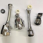 preiswerte Armaturendüsen-360 Grad drehbarer wassersparender Wasserhahn Wasserhahn Belüfter ABS Wasserhahn Düsenfilter Wasserhahn Bubbler Belüfter