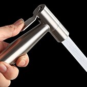 お買い得  ビデ用蛇口-壁に取り付けられたビデ タップ スプレー、304 ステンレス鋼ワイヤー trefilation、バスルームで使用される多機能高圧ビデ スプレー タップ セット