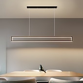 economico Luci Isola cucina-100 cm lampada a sospensione led isola luce forme geometriche lampada a sospensione design singolo metallo stile artistico stile moderno nero artistico led 110-120v 220-240v