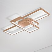 رخيصةأون أضواء السقف القابلة للتعتيم-مصباح سقف ليد بنمط هندسي حديث 90 سم 3-Light Linear Flush Mount