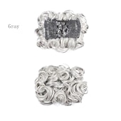economico Clip nelle estensioni-piatto corto riccio disordinato estensione per chignon pettini per capelli elasticizzati facili clip in vassoio chignon posticci coda di cavallo - dal marrone scuro al ramato chiaro