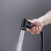 abordables Robinets de douche-Robinet de douche, système de pommeau de douche à effet pluie Ensemble de mitigeur thermostatique - douchette incluse douche à effet pluie extractible finitions peintes antiques contemporaines