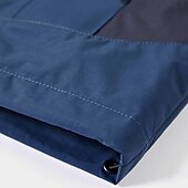 preiswerte Herrenjacken &amp; Herrenmäntel-Plus Size Herren wasserdichte Wanderjacke Regenjacke Kapuzenjacke Abnehmbarer Hut Windjacke Regenmantel Outdoor winddicht wetterfest leichter atmungsaktiver Trenchcoat Oberbekleidung Top Angeln Klettern