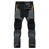 cheap Trousers &amp; Shorts-Men&#039;s Cargo Pants Hiking Pants Work Pants Trousers Safari Outdoor Pants Water Resistant Windproof Quick Dry Stretch 3 Zipper Pocket Elastic Waist Bottoms Black Khaki Army Green Climbing