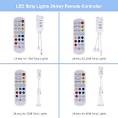 Χαμηλού Κόστους Έλεγχος μέσω WiFi-led strip φώτα bluetooth μουσικής συγχρονισμός 40/30/20/10m αλλαγή χρώματος ταινία led 40 πλήκτρα τηλεχειριστήριο ενσωματωμένο με εφαρμογή μικροφώνου ελεγχόμενα φώτα led 5050 rgb εφαρμογή