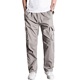 abordables Pantalones cargo-Hombre Pantalones de trabajo Pantalones cargo Pantalones para senderismo Verano Al aire libre Ripstop Secado rápido Multi bolsillo Transpirable Algodón Pantalones / Sobrepantalón Prendas de abajo