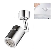 preiswerte Armaturendüsen-Wasserhahnverlängerung Luftsprudler 720° drehbar, universeller Spritzwasserfilter für Küchenarmaturen, Badezimmer, Waschbecken, Wasserhahn, Sprühkopf, Waschraum, Wasserspardüse, Sprühaufsatz