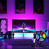 お買い得  防水ストリップライト-usb led ストリップ ライト 1 〜 5 メートル 3.3 〜 16.4 フィート smd 5050 rgb 変色 dc5v デスク スクリーン テレビ バックライト ip65 防水