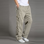 economico Pantaloni cargo-Per uomo Pantaloni da escursionismo Pantaloni da Lavoro Pantaloni cargo da escursionismo Estate Primavera Esterno Ripstop Delicato sulla Pelle Asciugatura Rapida Multi tasche Pantaloni Nero Verde