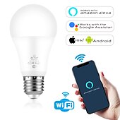 cheap LED Smart Bulbs-6pcs 4pcs 2pcs 1pc 10 W LED Smart Bulbs 1050 lm E27 A60(A19) 34 LED Beads SMD APP Control Smart Timing RGB+Cold&amp;Warm White 220-240 V