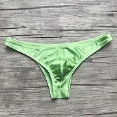 Недорогие Мужское белье и носки-мужские базовые трусы, нижнее белье, эластичные трусы-бикини с низкой талией, сексуальные трусы-бикини до середины бедра, 1 шт., синие, черные, s