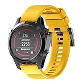 abordables Correas de reloj Garmin-Ver Banda para Garmin Enfoque S62 MARQ Descent G1 Aproximación S60 Fenix 7 Sapphire Solar / 6 Pro / 5 Plus Silicona Reemplazo Correa Ajuste rápido 22 mm Transpirable Correa Deportiva Pulsera