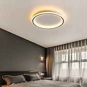 tanie Mocowania podtynkowe i częściowo podtynkowe-Lampa sufitowa LED 40/50 cm Okrąg Oświetlenie do montażu podtynkowego Miedź Metal Podstawowy Mosiądz LED Styl skandynawski 220-240 V.