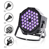 זול תאורת במה-led strobe stage par light 36w uv blacklight 36 לדים עם שלט רחוק למסיבה דיסקו מועדון ktv חתונה