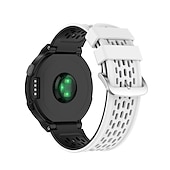 זול רצועות שעונים של Garmin-צפו בנד ל גרמין Approach S2 / S4 סיליקוןריצה תַחֲלִיף רצועה נושם רצועת ספורט אבזם קלאסי צמיד