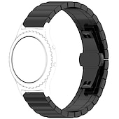 economico Cinturini per orologi Samsung-Cinturino per orologio  per Samsung Watch 3 45mm, Galaxy Wacth 46mm, Gear S3 Classic / Frontier, Gear 2 Neo Live Acciaio inossidabile Sostituzione Cinghia 22mm Lavoro Chiusura classica Polsino