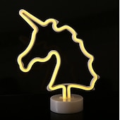preiswerte Neon-LED-Beleuchtung-Flamingo Kokosnussbaum Engel Dekorations Beleuchtung 3D Nachtlicht Kinderzimmer Nachtlicht Nächtliche Beleuchtung lieblich Geburtstag Mit USB-Anschluss ON / OFF Ramadan Festival Neujahr AAA-Batterien