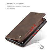 cheap Other Phone Case-Xiaomi Full Body Case Leather Wallet Card Redmi K30S redmi k30 pro Mi 11 Lite Note 10 Pro Max Wallet Card Holder Flip Solid Colored PU Leather TPU