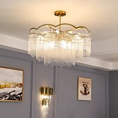 billige Lysekroner-ledet anheng lys moderne krystall lysekrone 80 cm lantern desgin innfelt lys rustfritt stål galvanisert 110-120v 220-240v