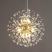 tanie Żyrandole-Wisiorek led light kryształowy żyrandol dmuchawiec projekt 9-light fajerwerki nowoczesny żyrandol sputnik wisiorek oprawa oświetleniowa do sypialni salon jadalnia