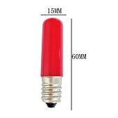 preiswerte LED-Globusbirnen-LED Globus Glühbirnen 10 Stück 1,5 W 80 lm E14 T22 2 LED Perlen integrieren LED dekorative weiß rot blau