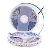 Недорогие Штекерные полосы света-светодиодная лента 2835 1200leds высокая яркость теплый белый натуральный белый гибкий светодиодный трос ленточная световая лампа 5 м постоянного тока 12 в