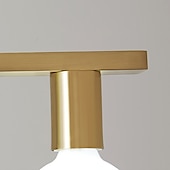 economico Luci Isola cucina-lampada a sospensione a led isola luce moderna oro per sala da pranzo 70/100 cm rame decorazione della sala da pranzo luce 3/5 portalampade e27 regolabile